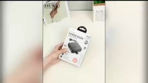 แบตสำรอง OUKU P51 พาวเวอร์แบงค์และแดปเตอร์ 15000mAh PD18W Quick Charge 3.0 พร้อมสายในตัว รับรอง มอก.