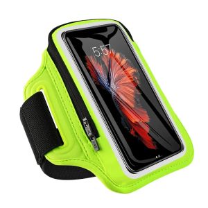 HAISSKY Zipper Sport Running Bags Armband Bag For iPhone 17 16 Pro Max 16E 17 Air 15 14 Samsung Xiaomi Outdoor Fitness Arm Pouch
