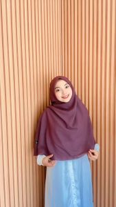 KHIMAR SYARI SEGI EMPAT INSTAN JUMBO BOLAK BALIK BAHAN CERUTY UKURAN XL