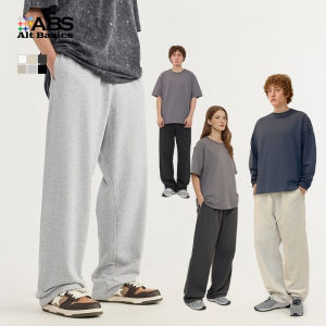 INFLATION brand mens youth 2024 spring/summer new simple and heavy weight straight leg pants trendy brand loose daily casual sports pants