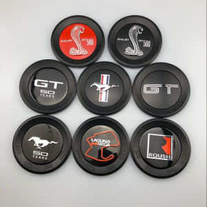 15cm Round Rear Logo for Ford Mustang 2.3T GT ROUSH: Shelby GT500 Sticker & Black Decoration
