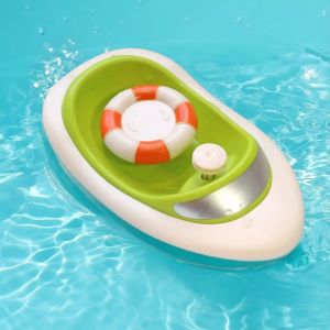 Press Spraying Floating Swimming Boat Toy
