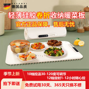 Smart Adjustable Temperature Silicone Heat Pad Foldable Multi-Function Home Use Warm Dish Board Rice Cup Coaster Heat Insulation