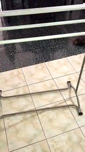 🇲🇾 🔥 3V GKL610 Small Towel Hanger Rack / Indoor Outdoor Clothes Hanger / Penyidai Tuala Ampai Baju + Free Gift