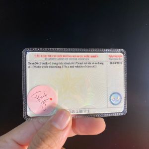 Bọc chống xước chip CCCD - ATM Vỏ bọc căn cước công dân trong suốt có nắp bảo vệ thẻ