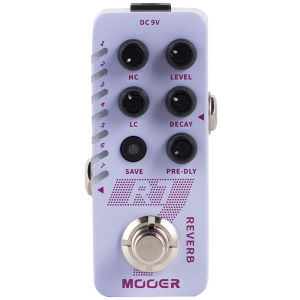Mooer | MOOER R7 Reverb Guitar Effect Pedal Digital Built-in Room Hall Cave Plate Spring Classic Tone Effects Pedal Guitar Accessories