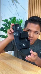 Sandal Pria Slop Slip On Import Terbaru Bahan Karet Pylon Kekinian Empuk Ringan Dan Awet