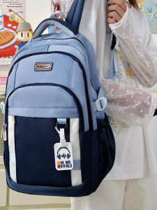 Túi Đeo Vai Đôi Dung Tích Lớn Phong Cách Đường Phố Đơn Giản Dành Cho Học Sinh Trung Học Và Cao Cấp Mùa Hè 2025 Túi Học Sinh