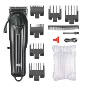 Vgr tóc Clipper Tóc Chuyên Nghiệp Máy cắt tóc tóc tông đơ có thể điều chỉnh không dây sạc V 282
