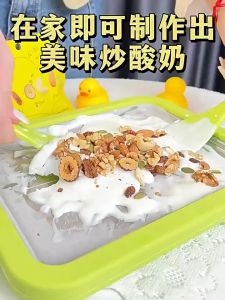 Ice Cream Roll Maker Pembuat Es Krim Gulung Es Krim Goreng