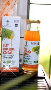 Mật Hoa Dừa Cô Đặc Hữu Cơ SOKFARM 250g vị ngọt thanh chỉ số đường huyết thấp