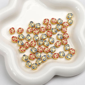 Dragon Year Bead Spacer Hand Bracelet DIY Bracelet Material Hand Woven Rope Accessories Lucky Red Rope Hand Chain Fashion Jewelry