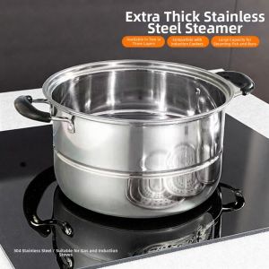 YUYOU | Domestic Durable Large Steaming Pot Suitable For Induction Cooker