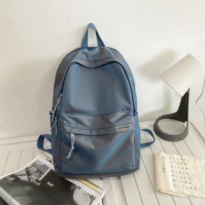 Schoolbag Womens Korean-Style Fashionable All-Matching High School and College Student Computer Backpack Original Fashionable Simple Junior High School Backpack Men