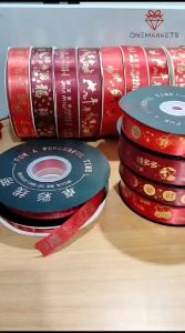 ECER 5METER Pita Imlek 25cm - Ribbon Pita Hok CNY Premium PS206