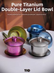 XINLONGTANG | Titanium Double-layer Anti-scald Tea Cup