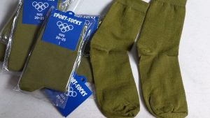 [ Màu Xanh lính ] Tất vớ nam cổ cao màu xanh quân đội chất thun cotton mềm thấm hút mồ hôi vải đẹp