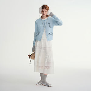 DUSHU | Pet Party Design Big Size Wool Sweater