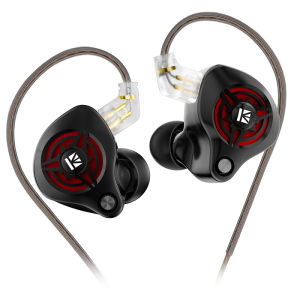 KBEAR | KBEAR BK1 10mm PET Composite Diaphragm Dynamic Driver In-Ear Headphones 5N OFC Dual Parallel Wire Headest HiFi Gaming Earphones