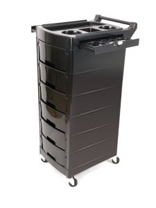 High-End Barber Shop Tool Cabinet Snack Cart Drawer Style Storage Cabinet Beauty Hairdressing Professional Barber Shop Tool Truck