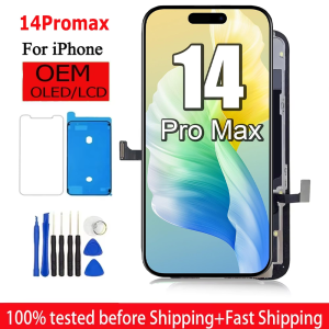 A2651 A2893 OLED Pantalla For IPhone 14Promax LCD Display Touch Screen Digitizer Assembly 14Promax LCD Replacement With 3D Touch