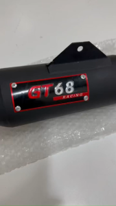 GT68 Cut Power Pipe Motorcycle Exhaust MUFFLER 51mm Made in Thailand