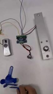 12V Access Controler with Magnetic Lock Gate Entry System Set DALLAS Touch Memory Wiegand RFID Card Reader Access Control Board