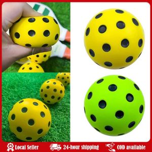 Foam Balls for Pickleball Practice Quiet Bounce Ball Pickleball Ball Pickleball Accessories Pickle Balls for Pickleball Training Silent Pickleball Indoor Entertainment Silent Practice Ball PU Foam High Bounce Resistance Not Disturbing People