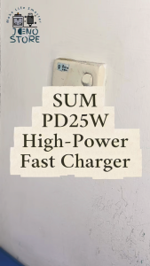 SUM PD20W &PD 25W Power charger USB & Type-C Adaptor 20W & 25W Super fast charge With Sirim approval