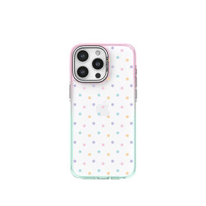 FUNNY RICH | Candy Dot Gradient Artistic Magnetic Shockproof Transparent Phone Case