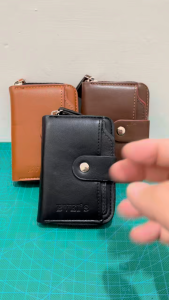 Bveis Card Wallet Mini F006 Dompet Kartu Kecil Muat Banyak Bahan Sintetis Kilat