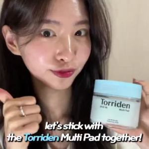 Torriden DIVE IN Low Molecular Hyaluronic Acid Multi Pad for Pore Minimizing & Redness Relief & Exfoliating Toner Pad 80ea