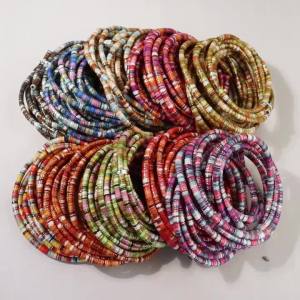 5yards/lot 6mm Round Cotton Cords Colorful Ethnic Style String Rope For Bracelet Making Jewelry DIY Gift Wrapping Accessories
