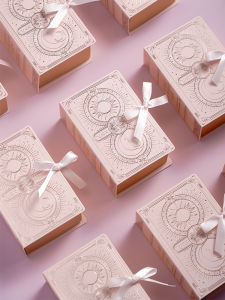 Fan Wu European Ins Style Love Magic Book Original Creative Wedding High-End Wedding Candies Box Packaging Box Exquisite Smoke Empty