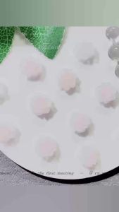 DIY Hoa hồng nhiều màu sắc(11.5mm) không lỗ làm từ acrylic tự làm bằng hạt cườm phụ kiện trang sức bán sỉ