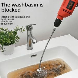 Kitchen sewer dredging artifact special tool electric pipe dredging machine one shot toilet toilet dredger