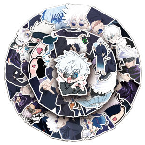 Bandai | Bộ Nhãn Dán Anime Jujutsu Kaisen Graffiti - Bộ Decal Hoạt Hình Gojo Satoru Cực Ngầu Dành Cho Máy Tính Xách Tay Vali Xe Máy Chống Nước Gói Nhãn Dán Hoạt Hình DIY
