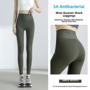 MiiOW | High Waist Thin Yoga Pants Womens Summer Outdoor Wear Cat Person Shark Pants Tummy Control Butt Lifting Base Layer Pants