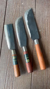 มีดทำครัวด้ามไม้ ขนาดกลาง แบบปลายว้าย มีดครัว มีดทำอาหาร มีดครัว มีดหั่น-สับ-เตรียมอาหาร