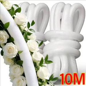 10M Long Flexible Foam Stick for DIY Flower Arrangement Wedding Party Arch Decor Non-Slip Foam Tuck Rods for Sofa Cover Fastening