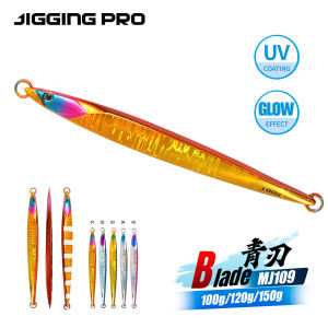 Jigging pro 100g 120g 150g dọc jig tốc độ mồi câu rung bằng kim loại không đối xứng mồi jig câu cá nước mặn mồi