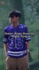ESHA PREMIUM JERSEY CYRUS NUMBER SERIES NFL OVERSIZE // 33 // BOLA // KAOS // BADMINTON CASUAL