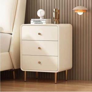 New Simple Home Bedroom Luxury No Installation Three-Layer Bedside Table Set Gift Box Padded Minimalist Design Side Table