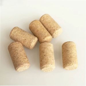 20 ชิ้น/แพ็ค จุกไม้คอร์กธรรมชาติ จุกไวน์ จุกไม้ก๊อก  สำหรับขวดไวน์ จุกก๊อกไวน์ลายไม้ สำหรับปิดปากขวดไวน์