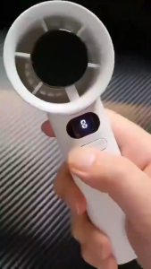 MJY พัดลมมือถือ ลมแรง ลมเย็น 5000mAh ปรับความเร็วได้ 120 ระดับ USB Fan พัดลมพกพา พัดลมไร้สาย แรงสูง พัดลมมือถือ