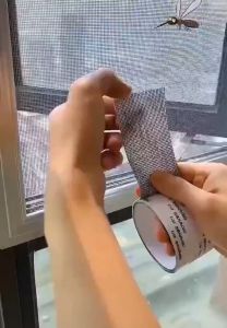 Anti-mosquito strip screen window tape patching strip self-adhesive screen window repair subsidy door and window paste hole artifact