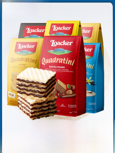 Italy Import Snack Loacker Loacker Wafer Cubes Biscuit 110G Sandwich Wafer Little Cookie Expiration