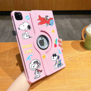🔥ส่งจากไทย🔥Snoopy สติ๊กเกอร์ Charlie Brown เคส for iPad air7 2025 11 pro 2024 11 10.2 เคสไอแพด Gen11 10 9 8 2022 Air4 5 6 10.9 Case การหมุน 360