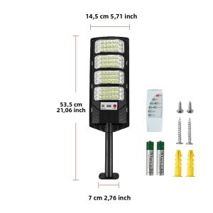 Đèn Năng Lượng Mặt Trời 60000W 99000000LM Đèn LED Ngoài Trời Cảm Biến Chuyển Động Đèn Chống Nước Cho Tường Sân Vườn Đường Phố Chiếu Sáng Bên Ngoài Bằng Năng Lượng Mặt Trời