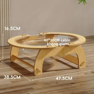 Petone dOrage | Khung Leo Cho Mèo Bền Không Rụng Lông Ngủ Chơi Giải Trí